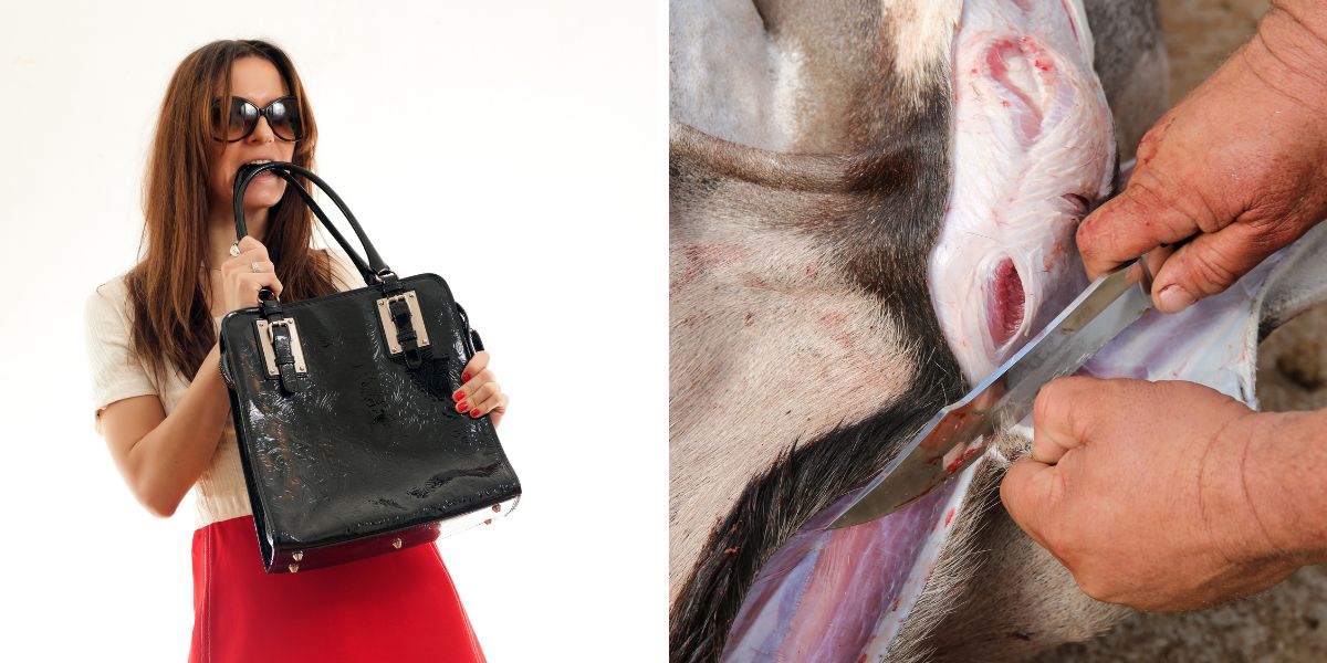 bolso-de-piel-y-vaca-siendo-despellejada